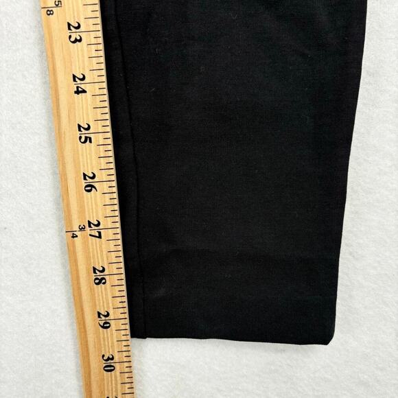 J Crew Gigi Pant Women's Size 4 Black Ponte Stretch Trouser Legging Side Zip - Picture 9 of 11